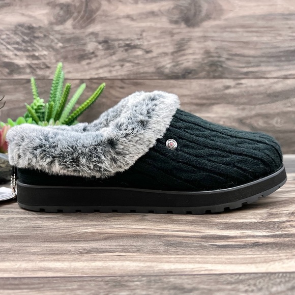 NIB Bobs Skechers Keepsakes 2.0 Faux Fur Sweater Clog Slipper 8M Indoor Outdoor - Picture 5 of 12